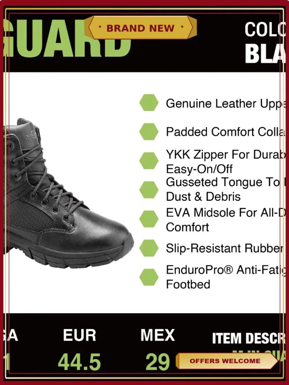 Men's Zippered 6